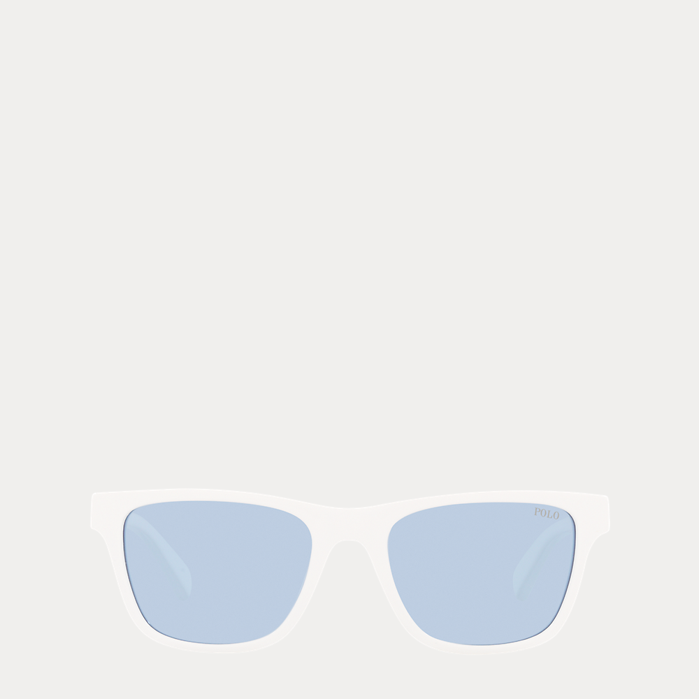 Ralph Lauren White Resin Sunglasses