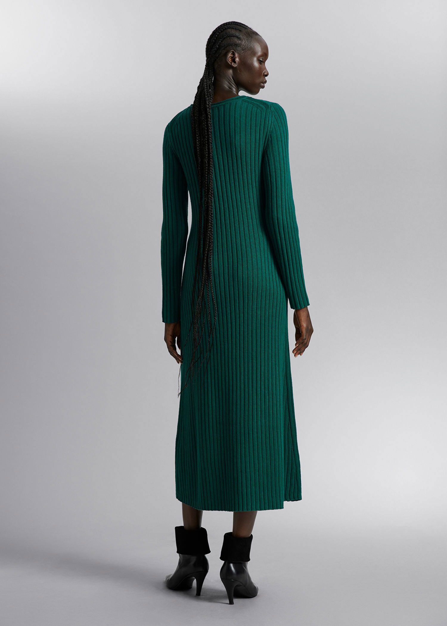 & OTHER STORIES Flared Rib Midi Dress | endource & OTHER STORIES Flared Rib Midi Dress | endource