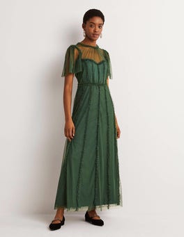 sachin and babi light blue dress Boden Embroidered Tulle Party Dress main image 0