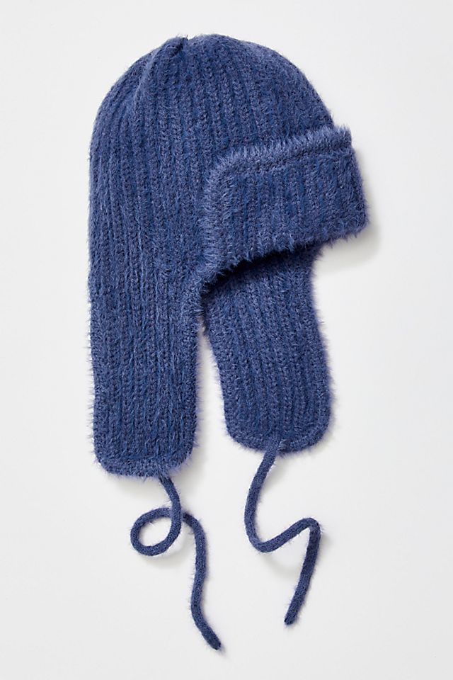 New Free People Timber Fuzzy Knit Trapper Hat Free People Timber Fuzzy Shaker Trapper Hat | Nordstrom main image 4