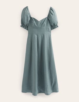 boden sweetheart linen midi dress Boden | Dresses | Boden Sweetheart Linen Midi Dress
