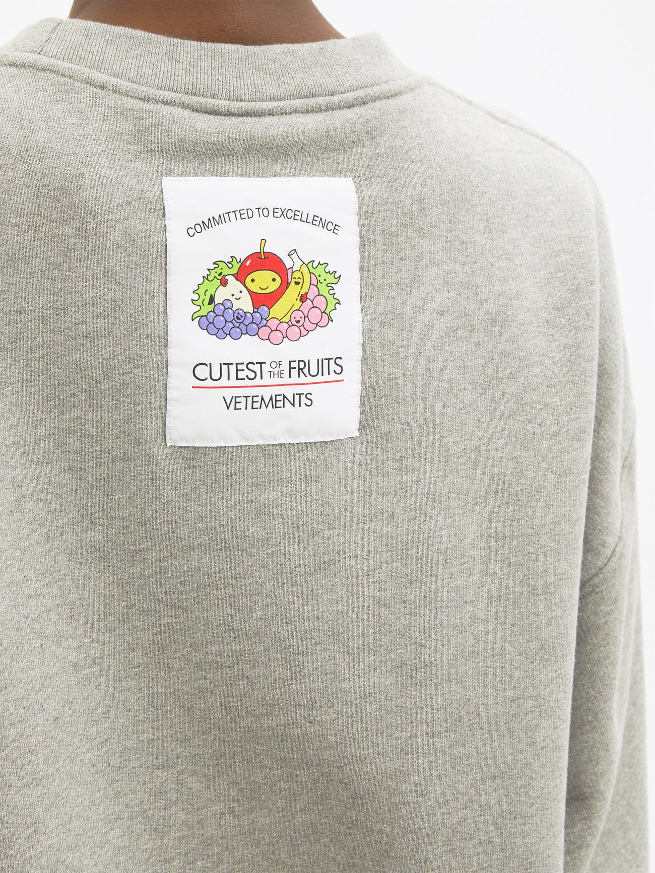 Vetements Cutest Of The Fruits-Print Jersey Sweatshirt | endource