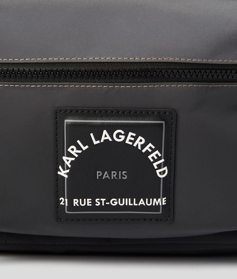 KARL LAGERFELD Rue StGuillaume Reflective Dégradé Backpack in Grey