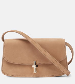 Burberry Small E-Canvas Monogram Print Grace Cross-Body Bag