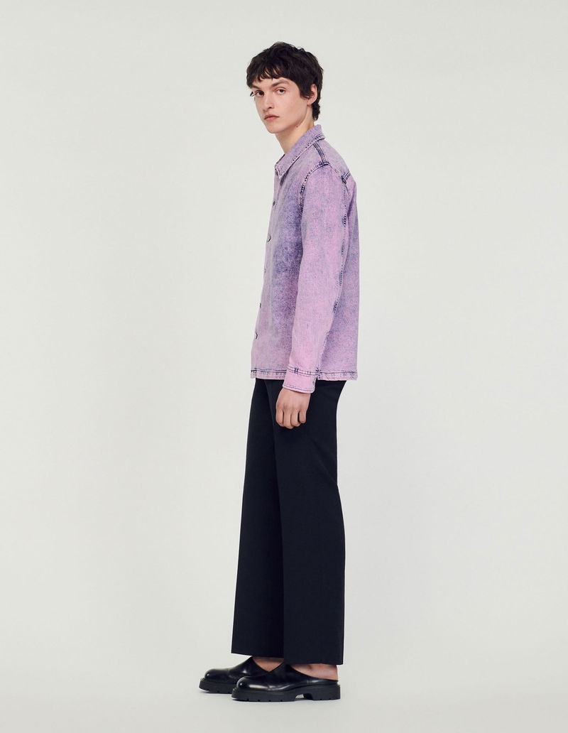 SANDRO Faded Worker Jacket endource