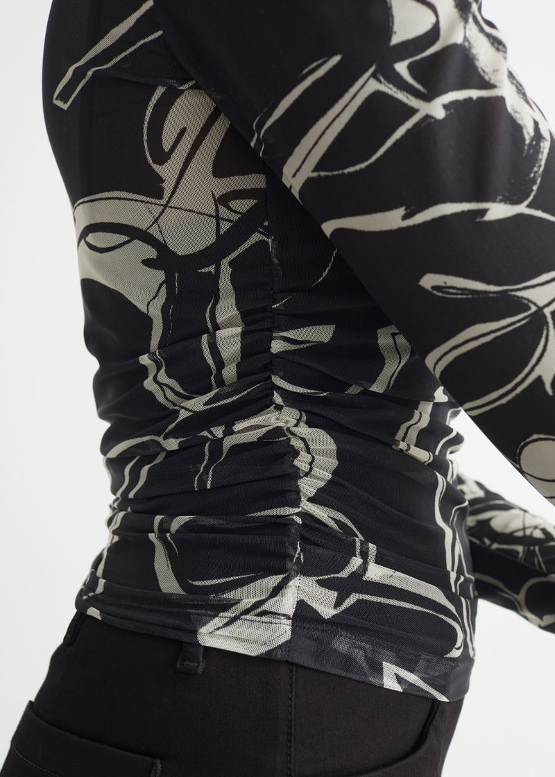 OTHER STORIES Fitted Mesh Top endource