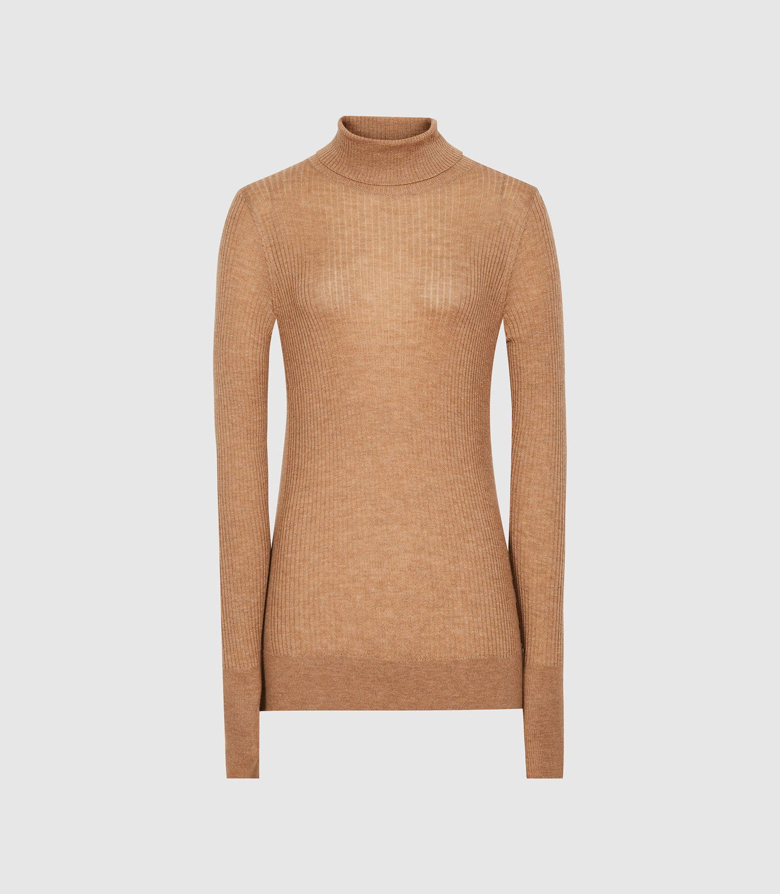 Reiss Alexis Wool Blend Roll Neck Jumper