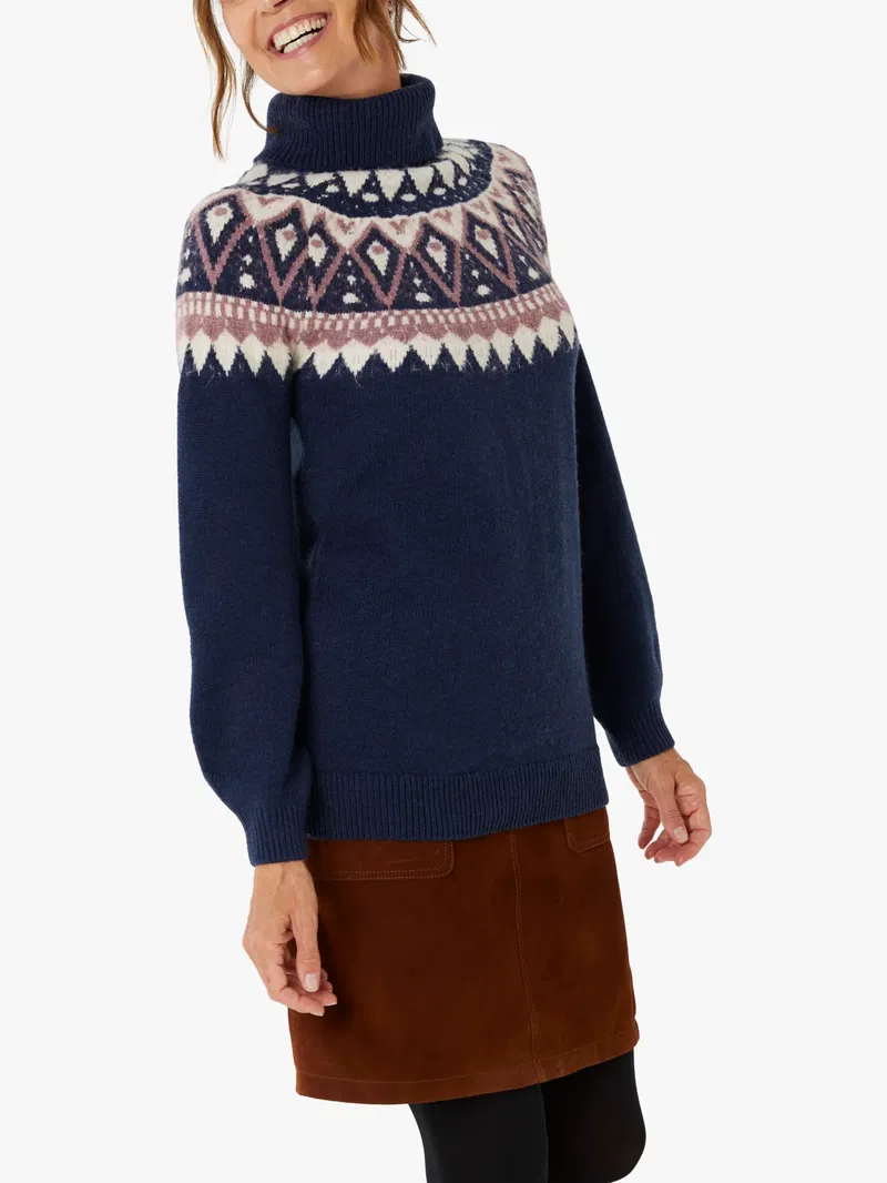FATFACE Rowen Fairisle Jumper endource