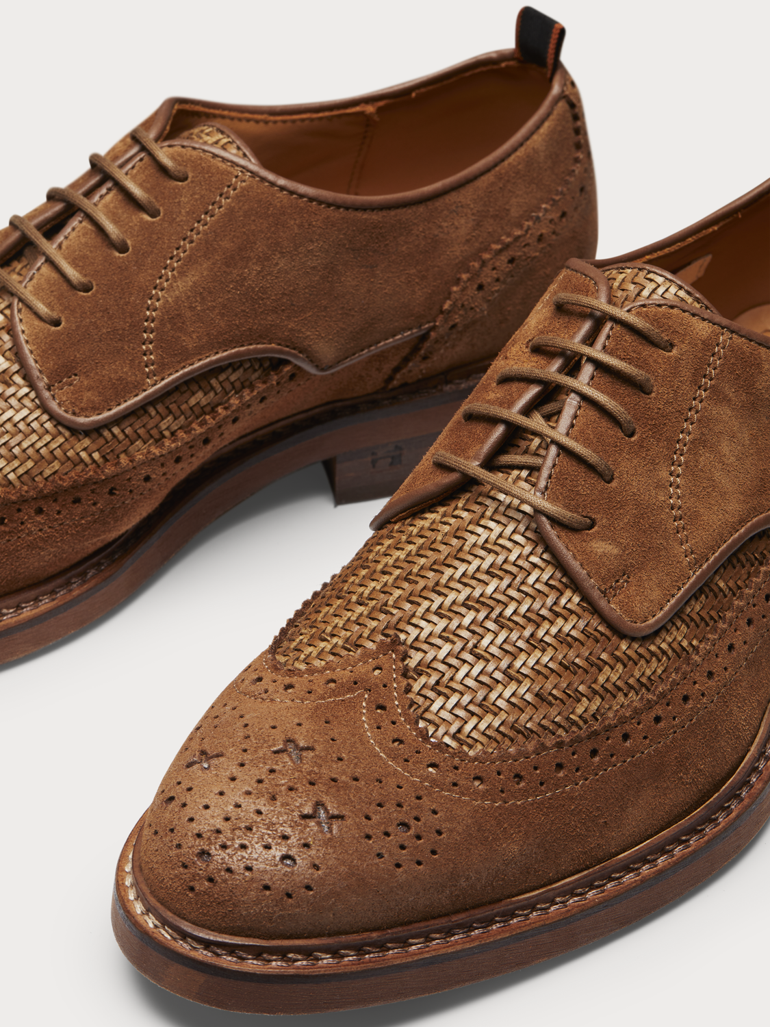 Scotch & Soda Merapi Suede Brogue Derby Shoes Rust Size 42 US 9 Scotch & Soda Merapi Suede Brogue Derby Shoes Rust Size 44  main image 3