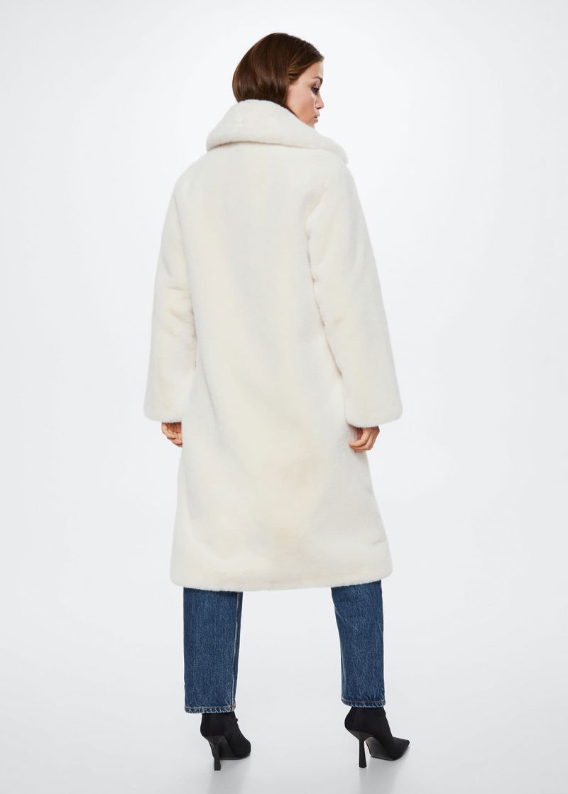 Mango Belted faux fur coat  When I Saw All This Cool, Affordable