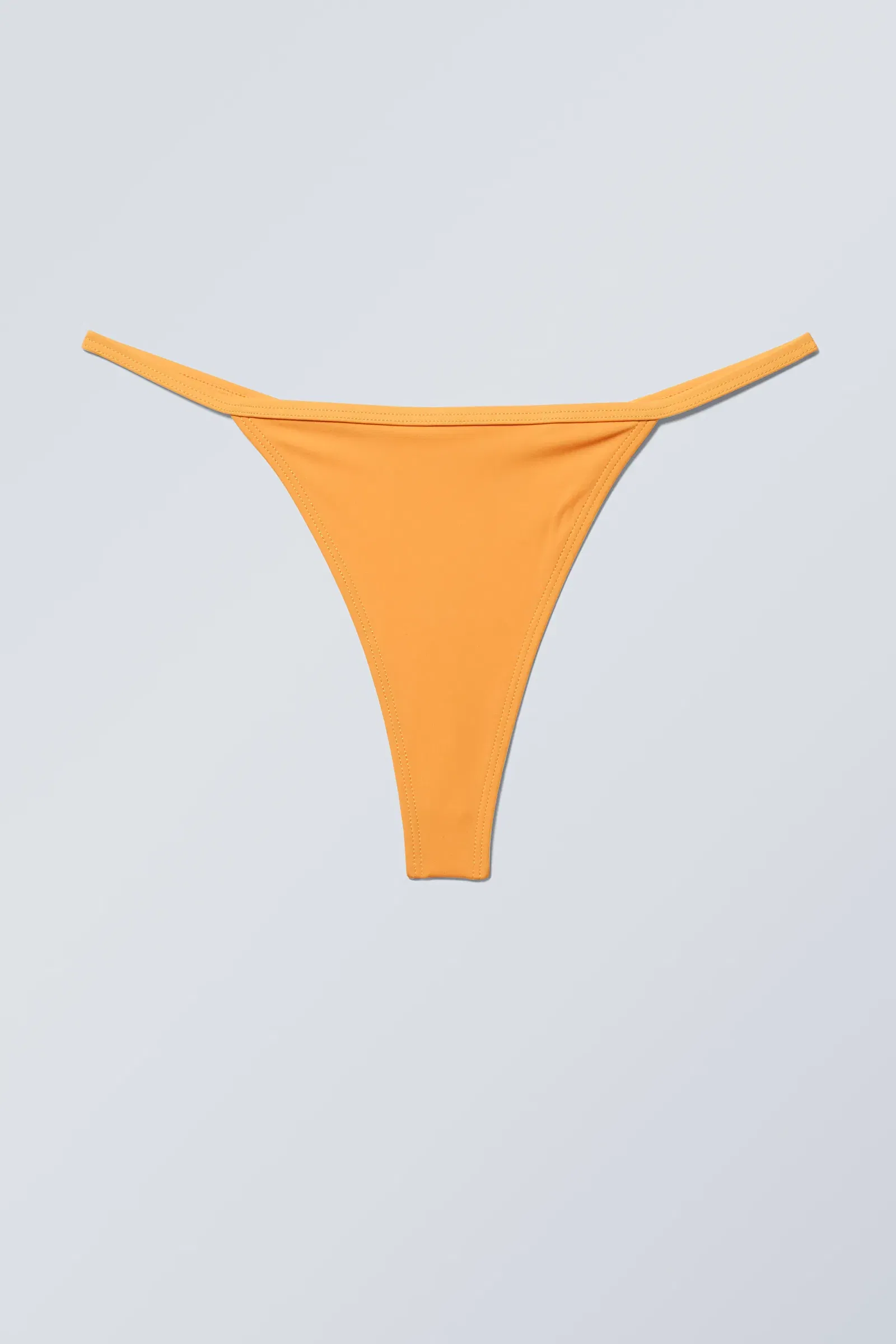 Icker Sea Contrast Stitching Tanga Thong Swimwear White/Mango COB-14-WBT01 main image 1