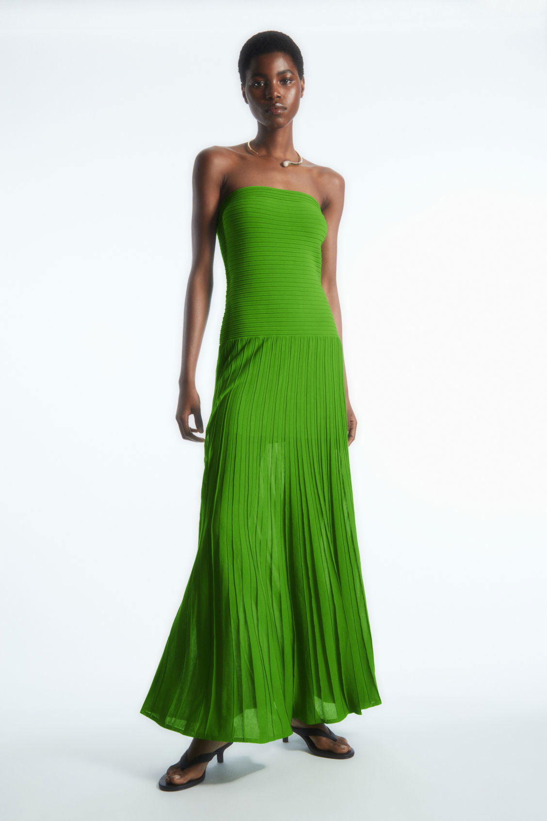 COS Knitted Bandeau Maxi Dress | endource