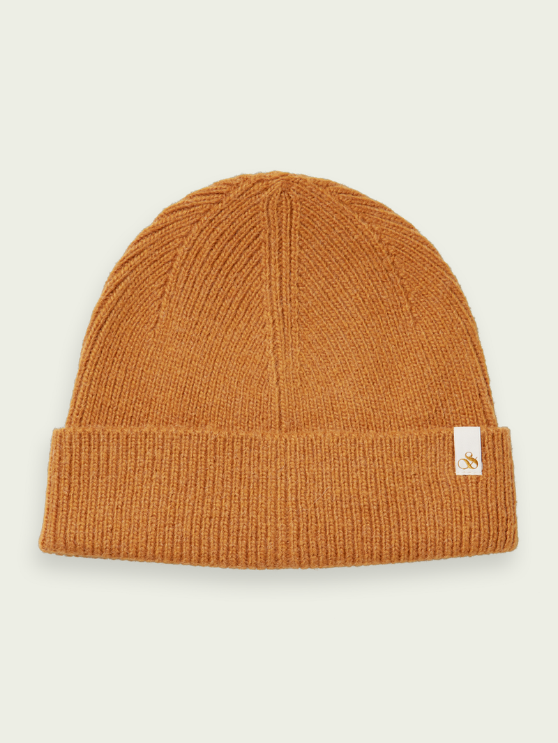 SCOTCH & SODA Unisex Rib Knit Beanie | endource