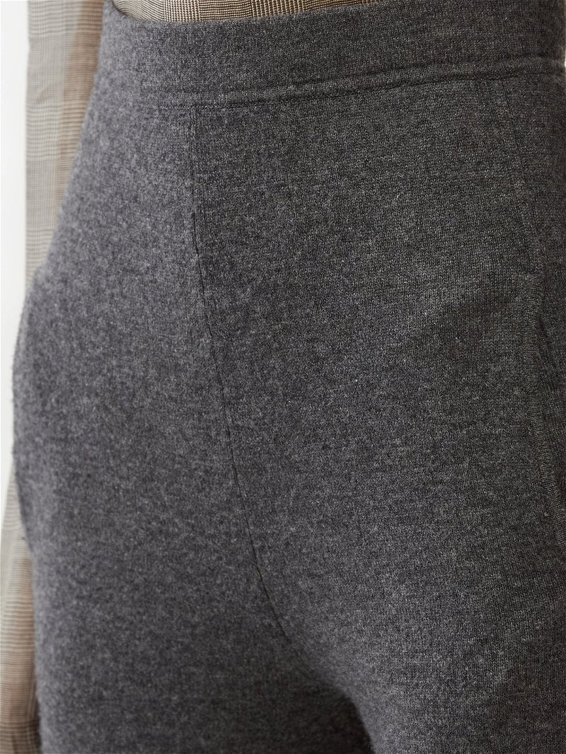 High-waisted leggings in cashmere, Saint Laurent