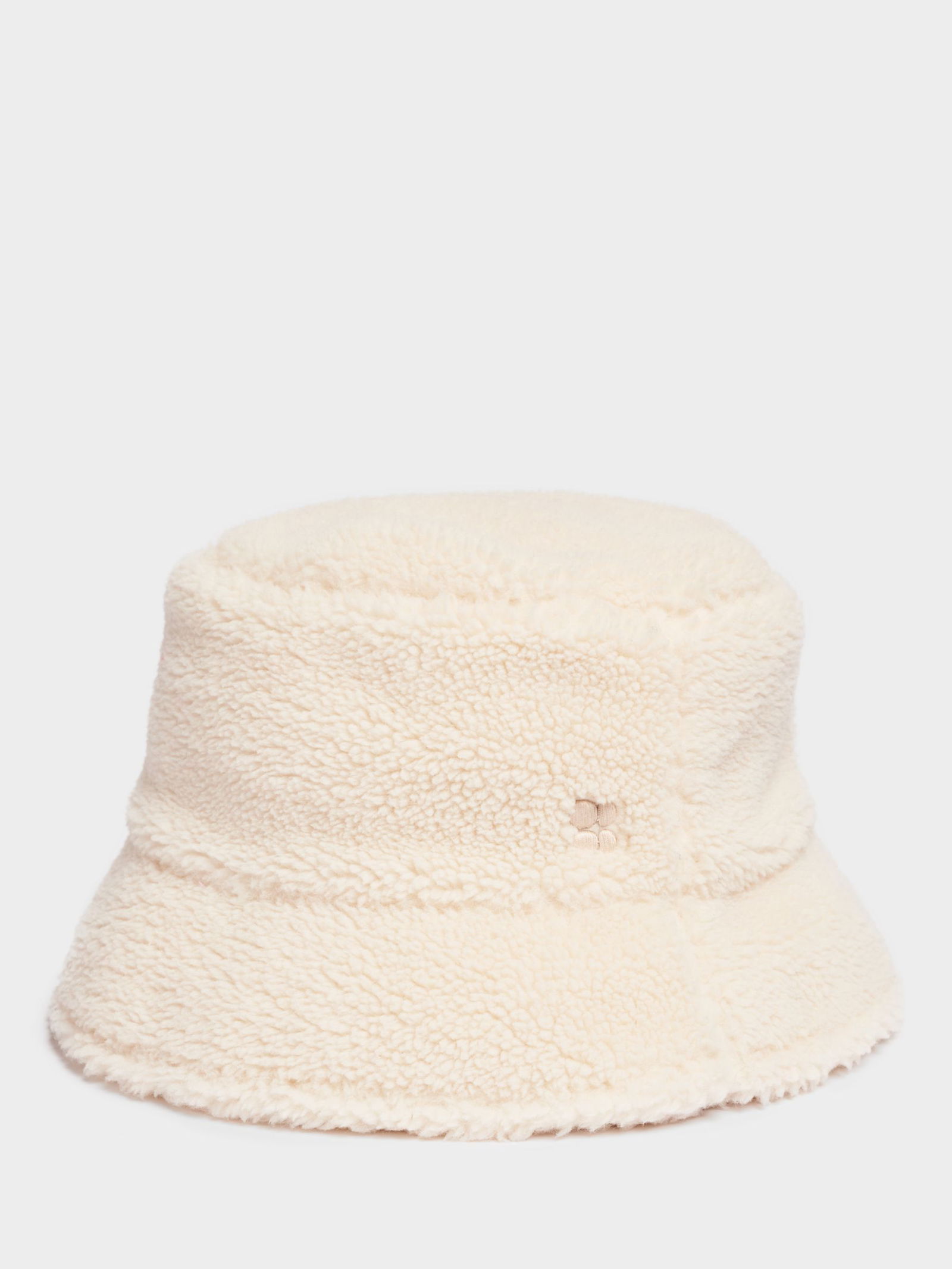 SWEATY BETTY Reversible Sherpa/Fleece Bucket Hat in Studio White | Endource