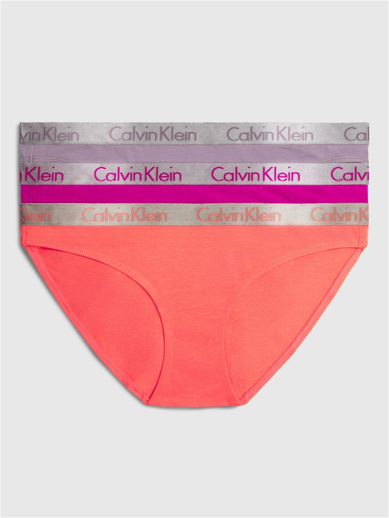 Buy Calvin Klein Orange Radiant Cotton Bikini Briefs 3 Pack from Next Canada