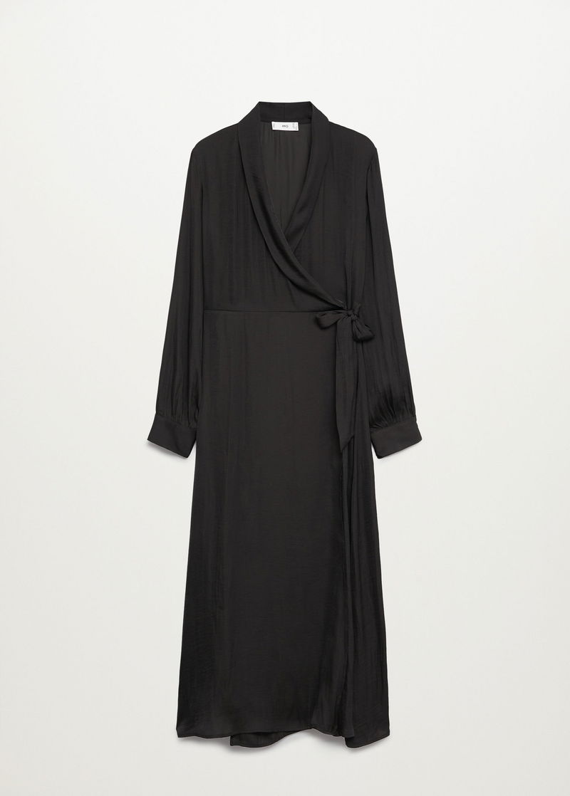 MANGO Flowy Wrap Dress | endource