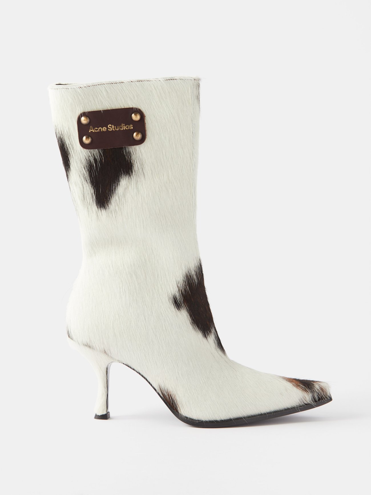 ACNE STUDIOS Bexen Calf-Hair Ankle Boots endource
