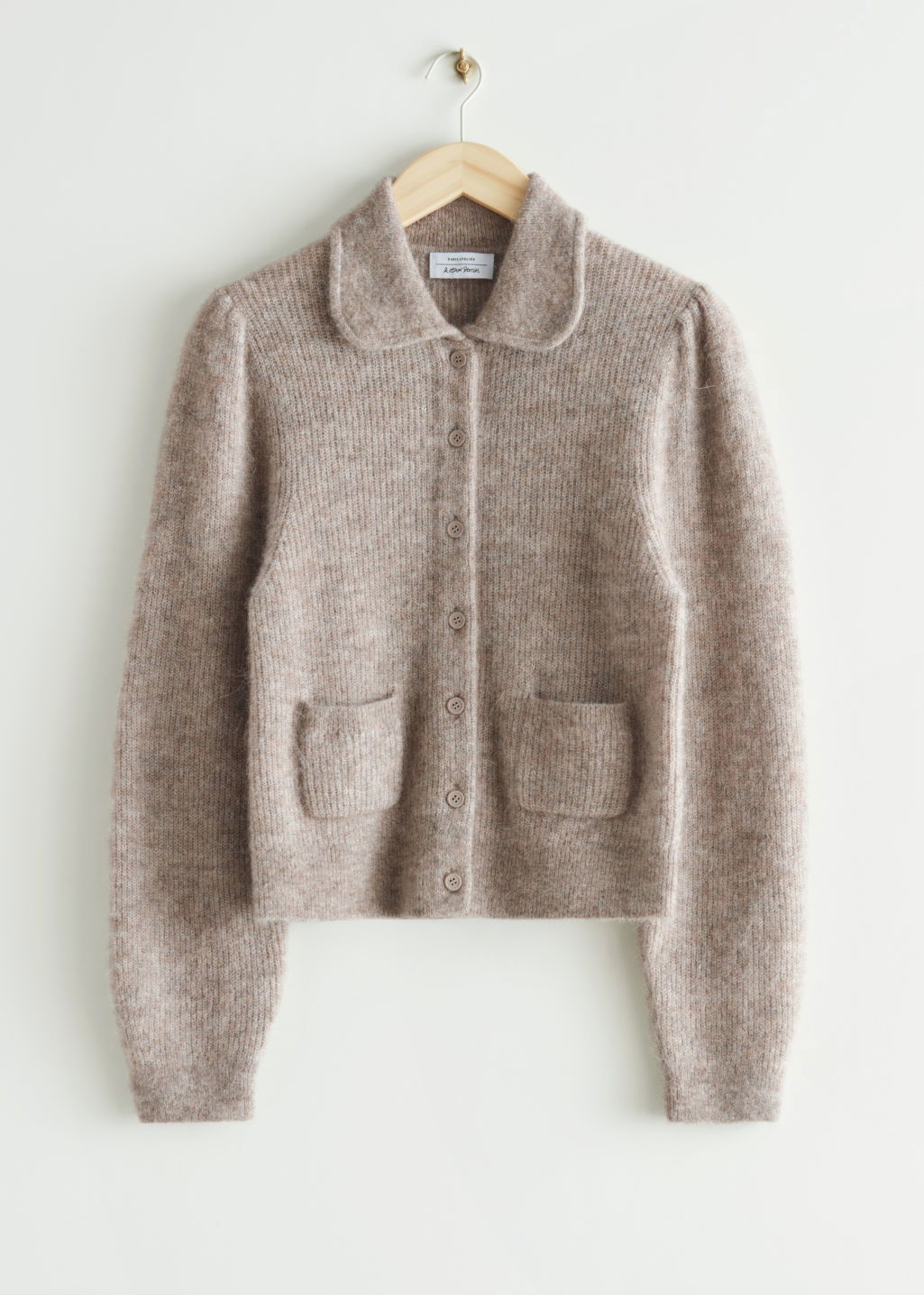 & OTHER STORIES Collared Knit Cardigan Endource