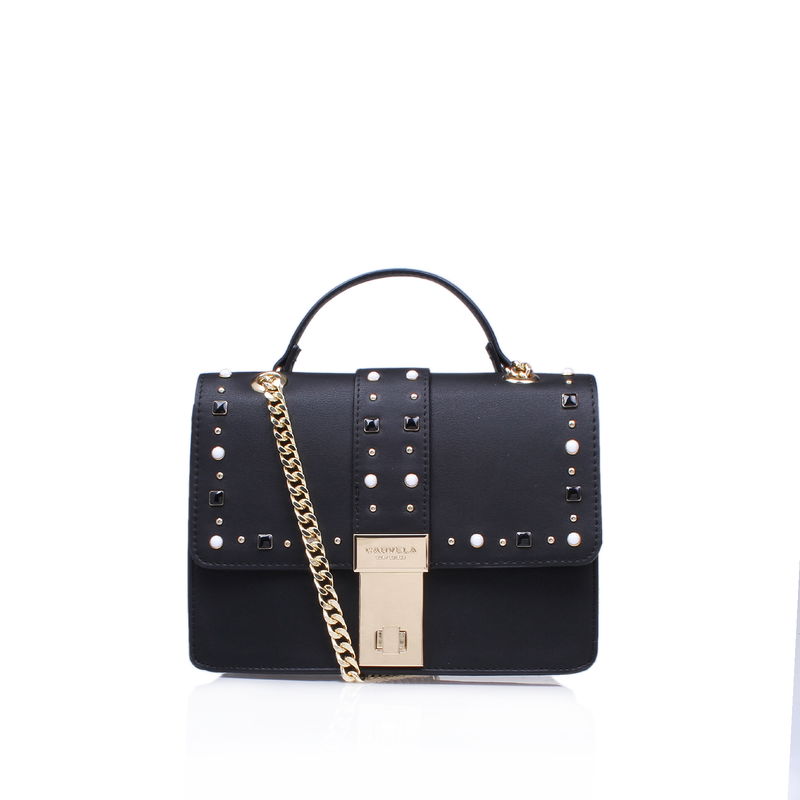 Carvela Black Studded Crossbody Bag Carvela Kurt Geiger Opal Stud
