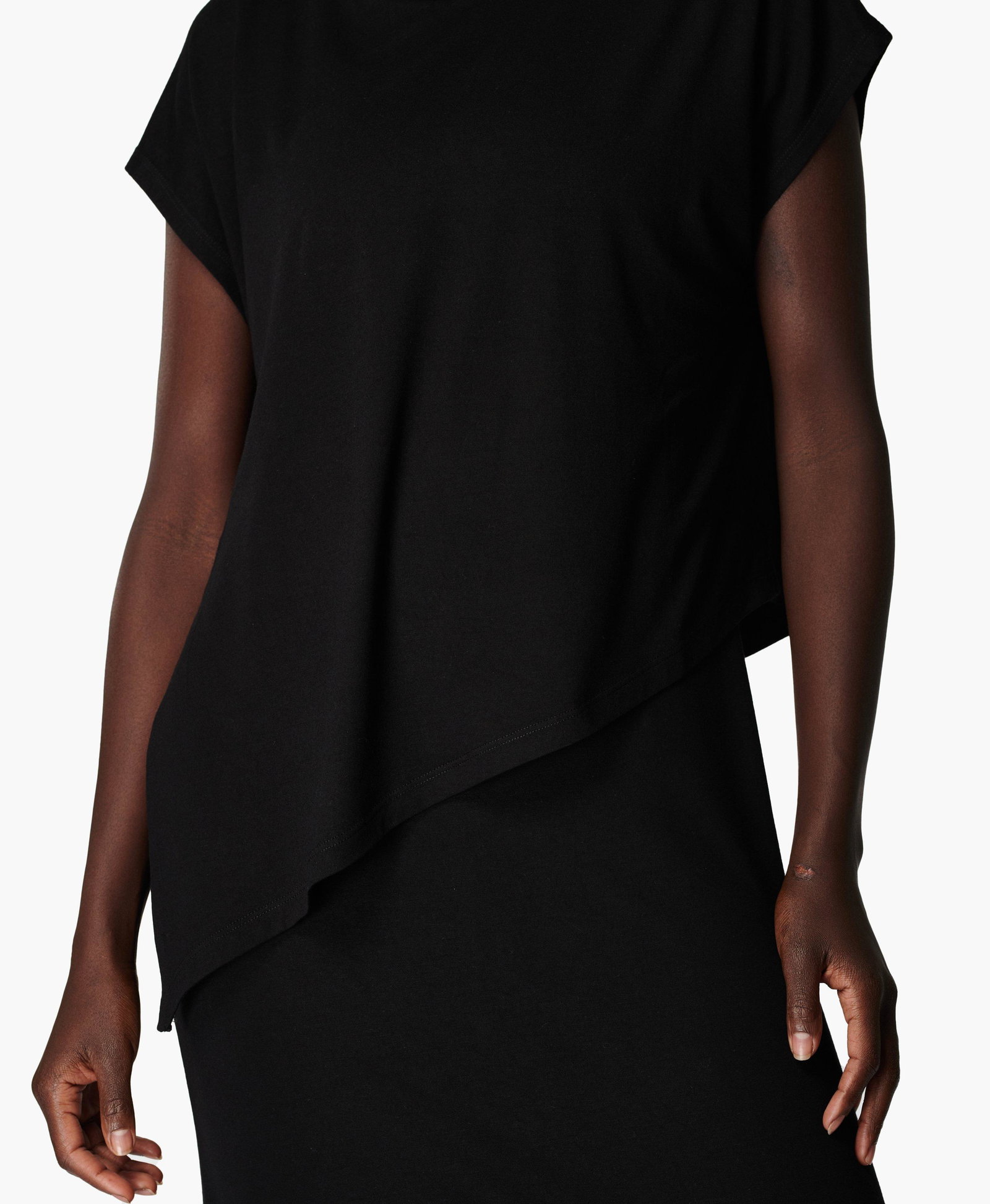 sweaty betty mellow midi dress Sweaty Betty Mellow Layered Midi Dress In Grey