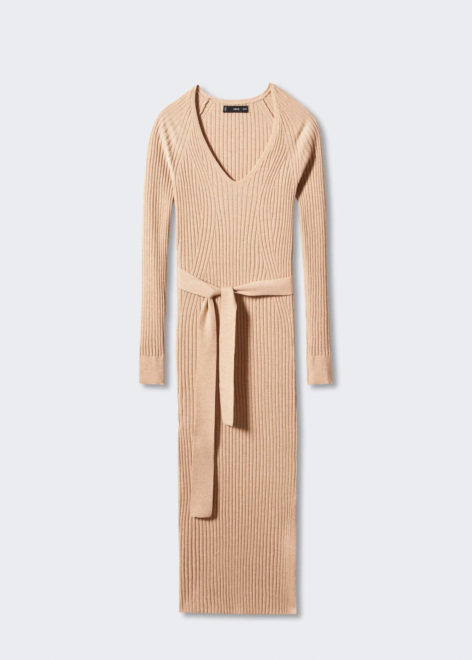 mango belt knit dress 44% off Knitted Midi With Chain belt