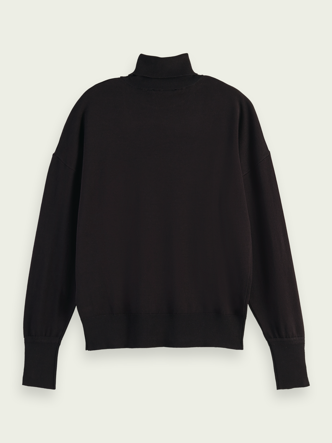 SCOTCH & SODA Relaxed Fit Turtleneck Sweater in Black Sky | Endource