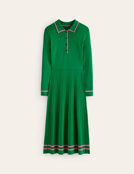 square-neck knitted mini dress Black Contrast Square Neck Skater Mini Dress main image 0