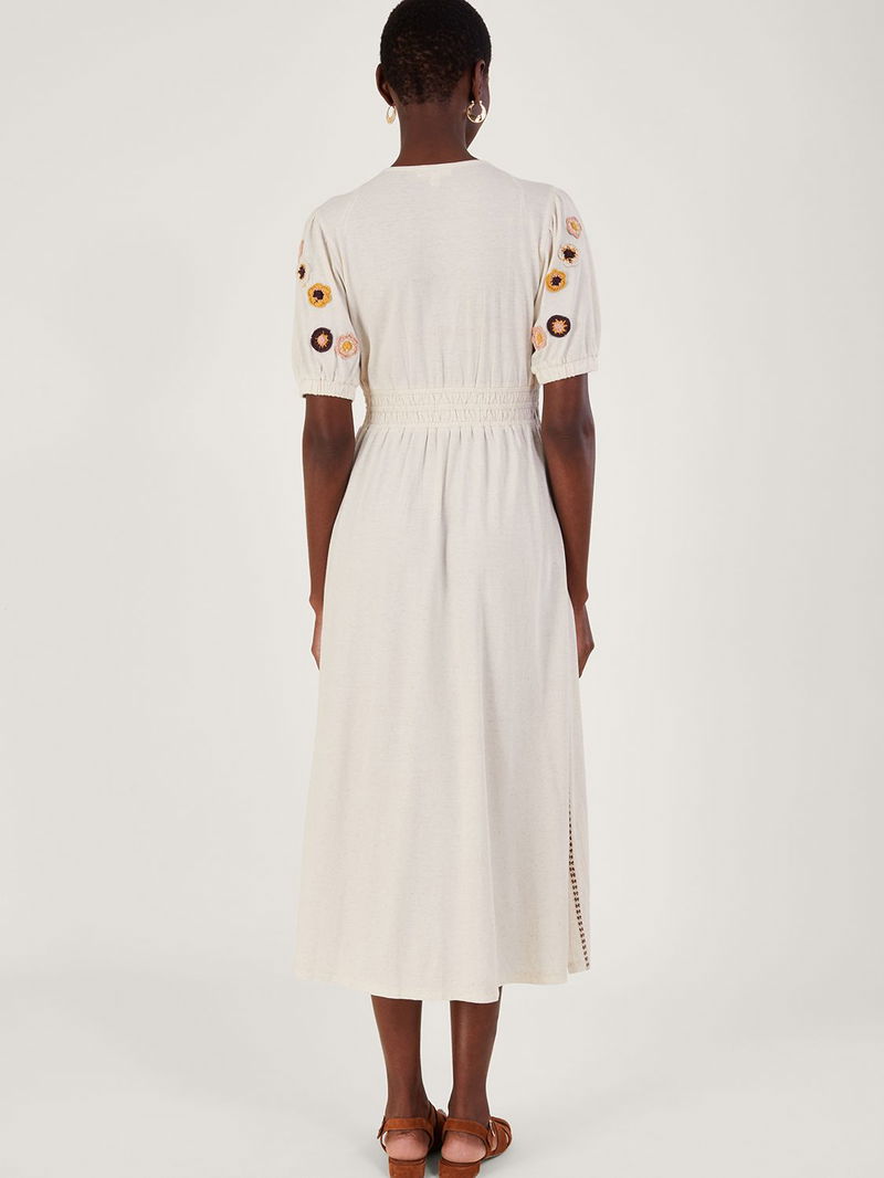 monsoon crochet dress Hand Crochet Patchwork Dress Multi