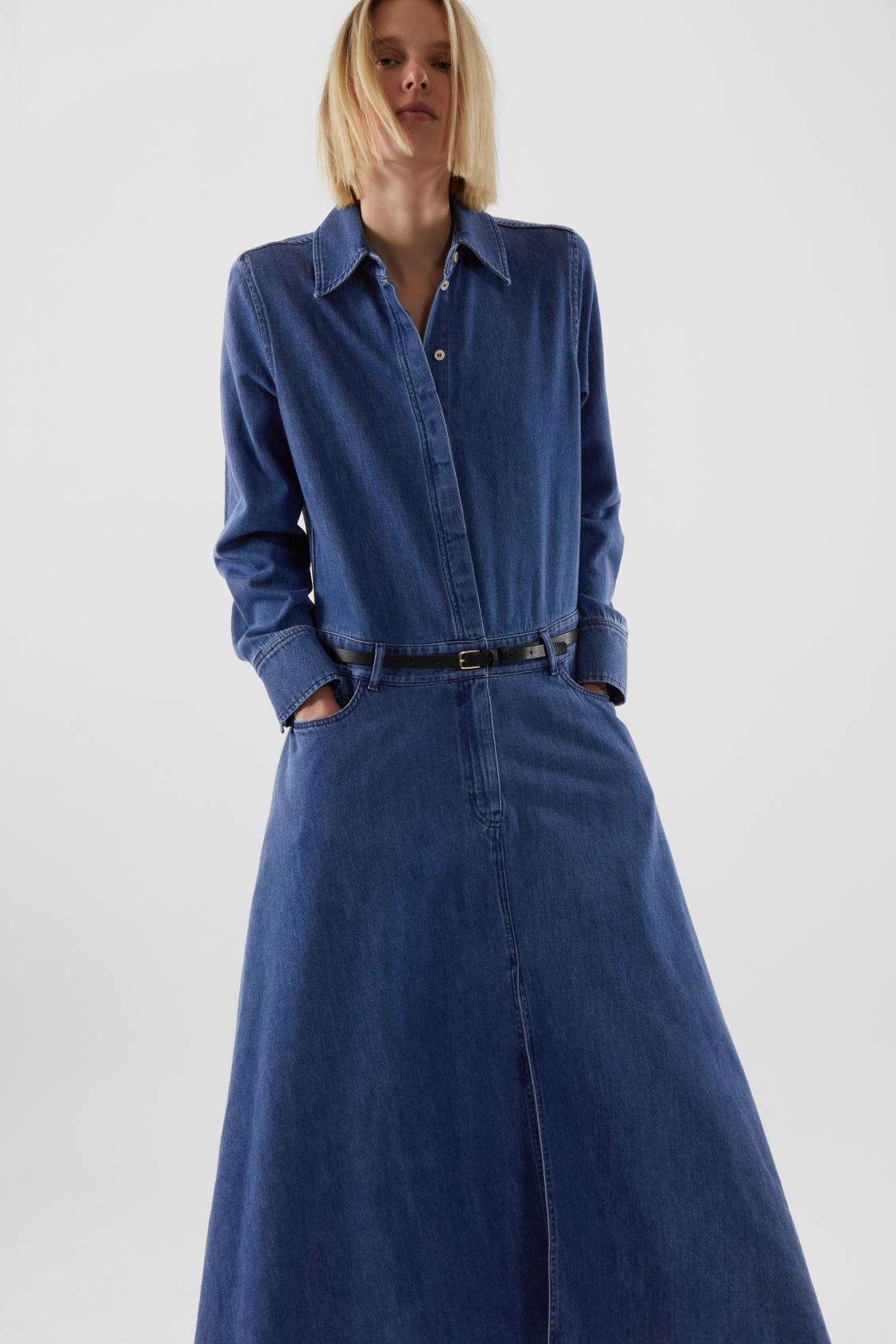 COS A-Line Denim Dress | endource