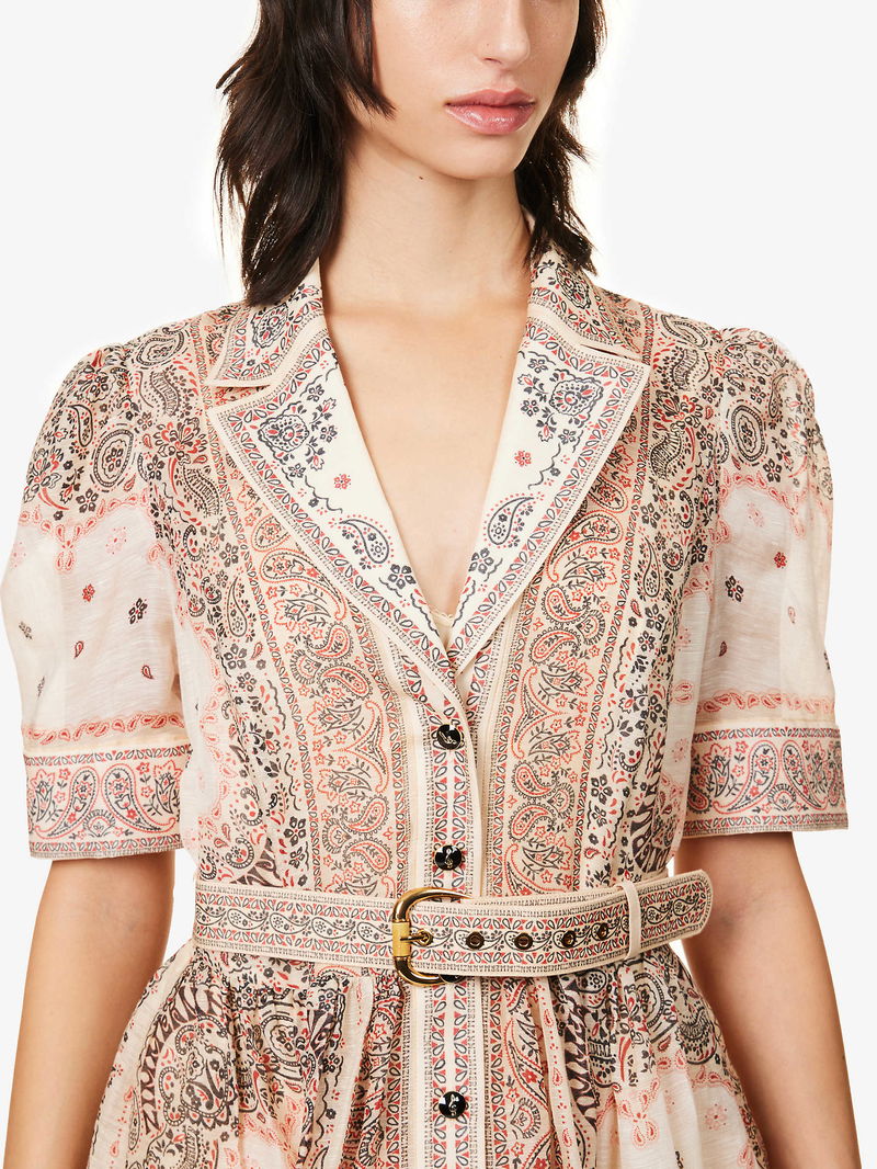 knee length dresses for ladies Paisley 11