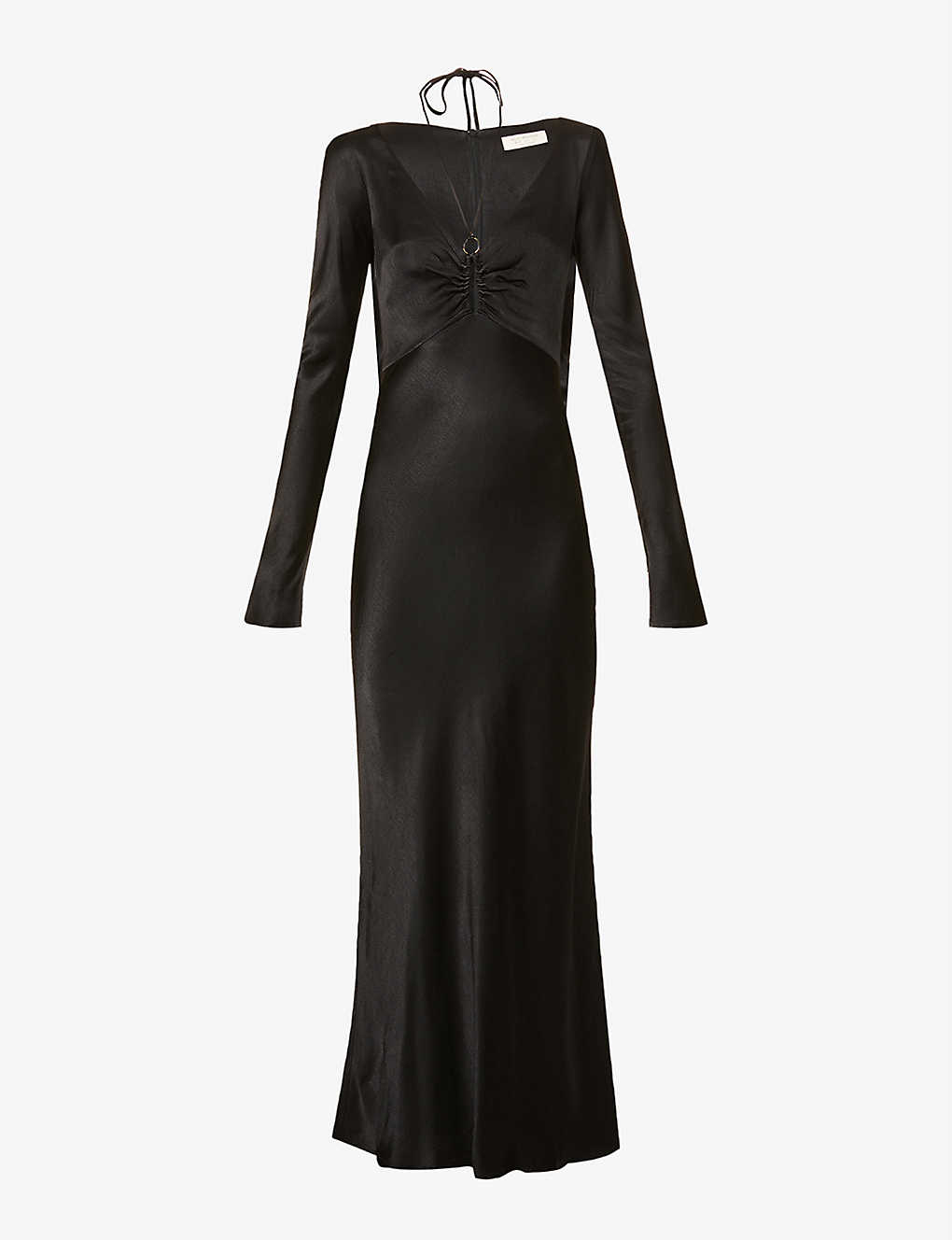 Buy BEC & BRIDGE Malyka V-Neck Satin Maxi Dress | Relove