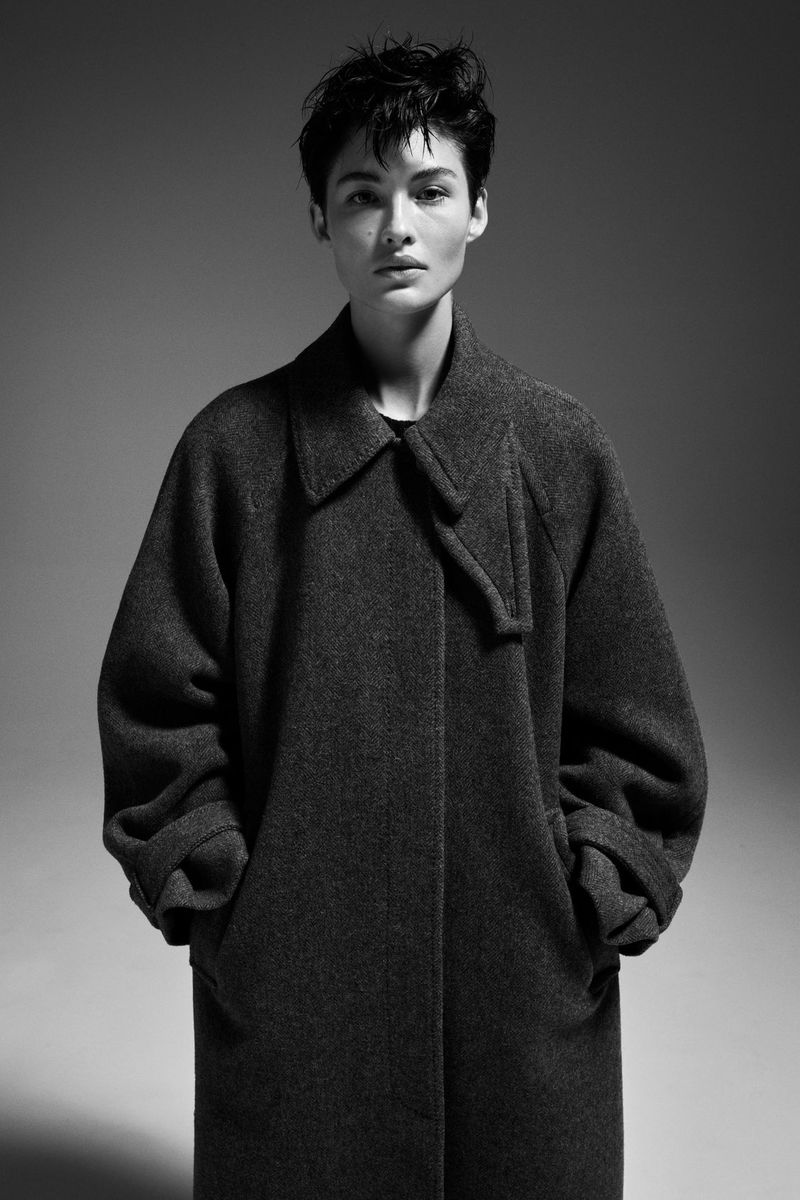 HERRINGBONE COAT