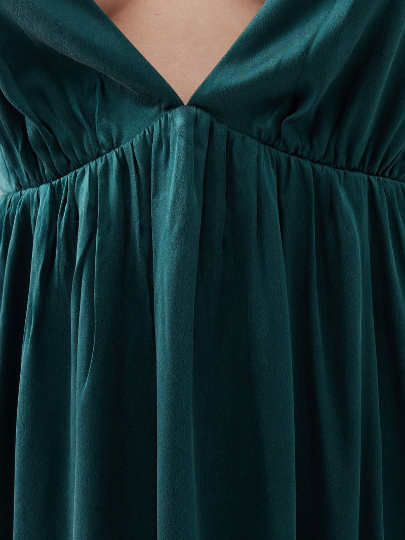 ZIMMERMANN Plunge-Neck Silk Slip Dress | endource