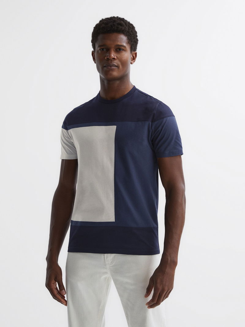 reiss navy shirt