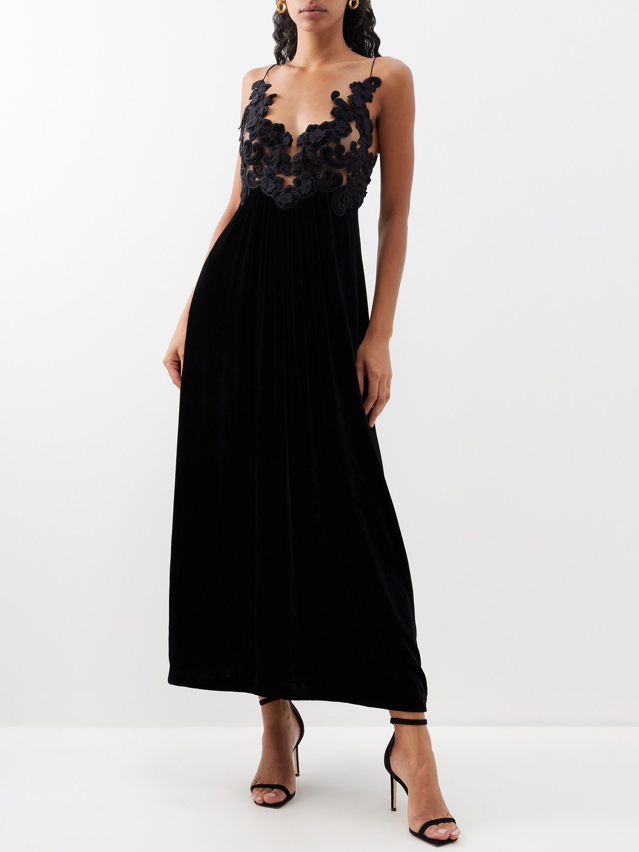 zimmermann black velvet dress Zimmermann Illustration Velvet Mini Dress Black/Silver