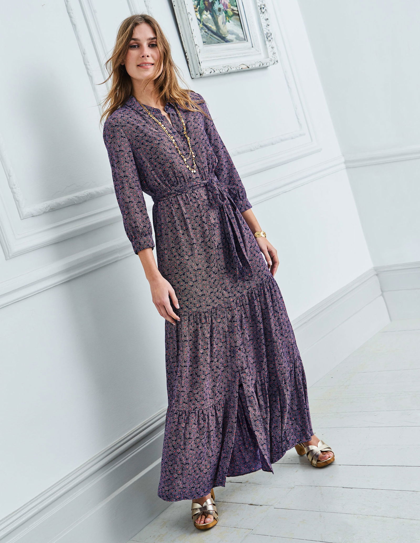 BODEN Viola Maxi Shirt Dress | endource