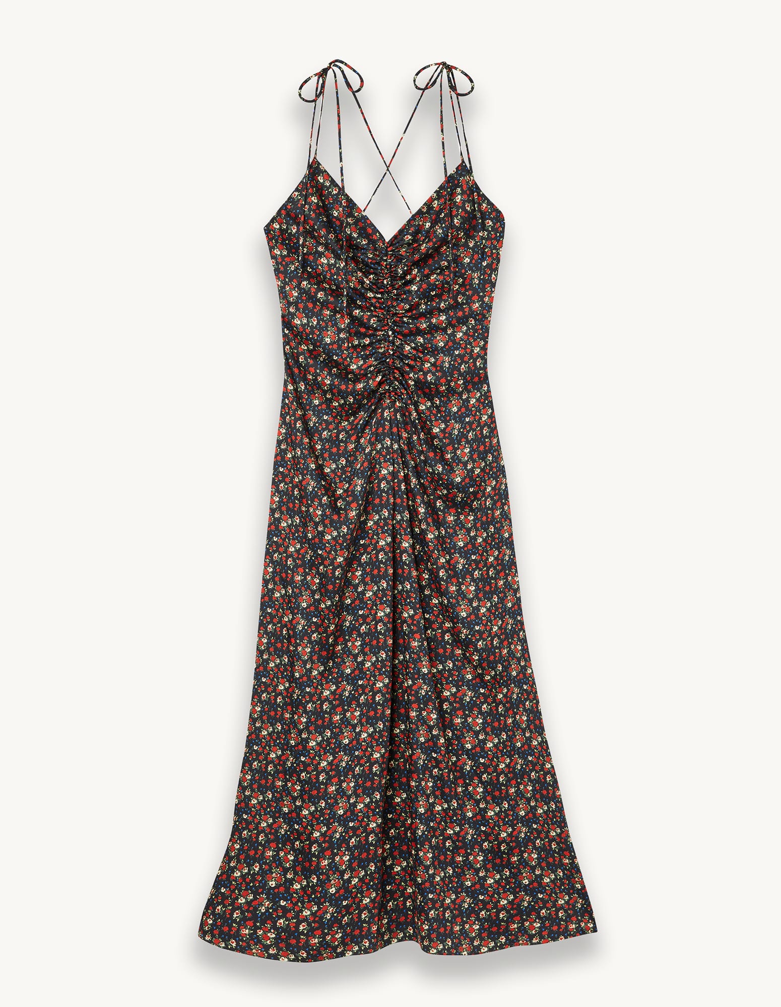 SANDRO Long Dress With Narrow Straps | Endource