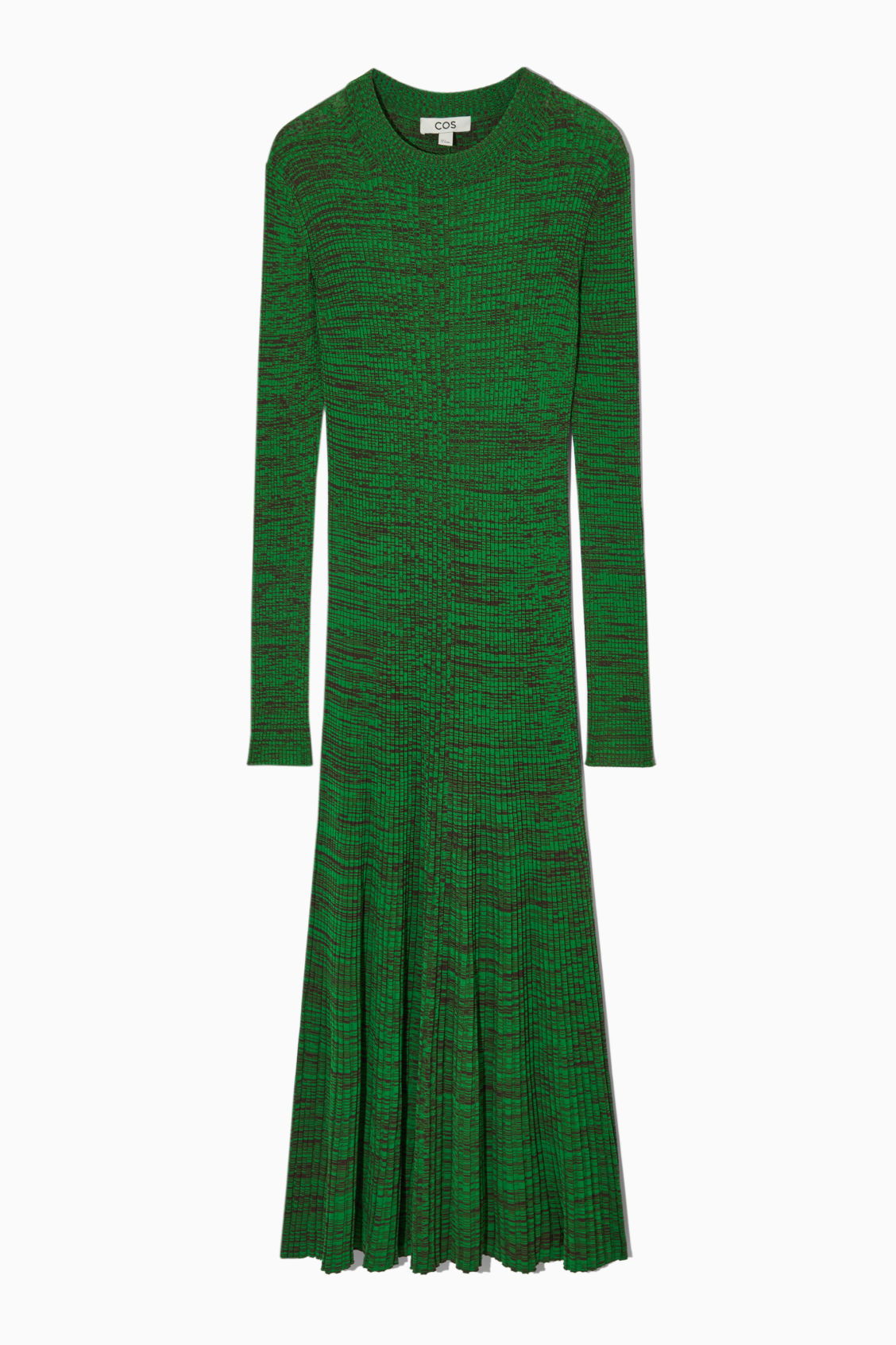 cos melange ribbed midi dress MLANGE RIBBED MIDI DRESS