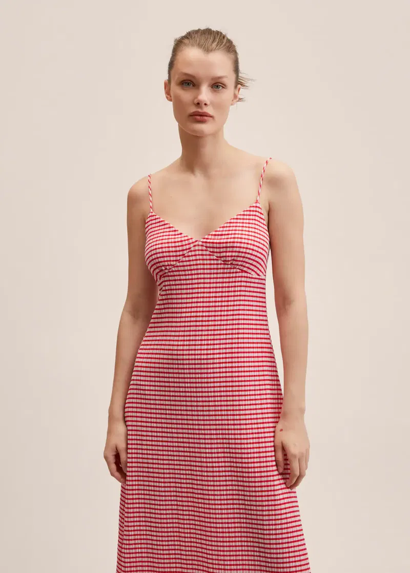 MANGO Vichy Check Dress | Endource