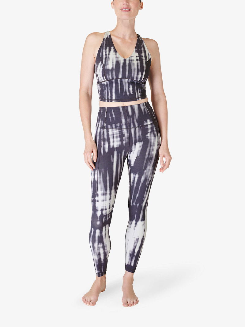 SWEATY BETTY Soft Sculpt Graphic-Print Stretch-Jersey Yoga