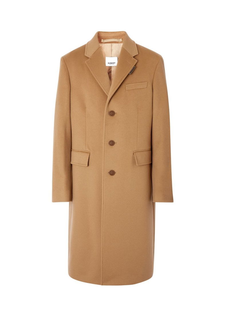 Tailored Coat Camel Wool Cashmere Coat BURBERRY Wool Cashmere