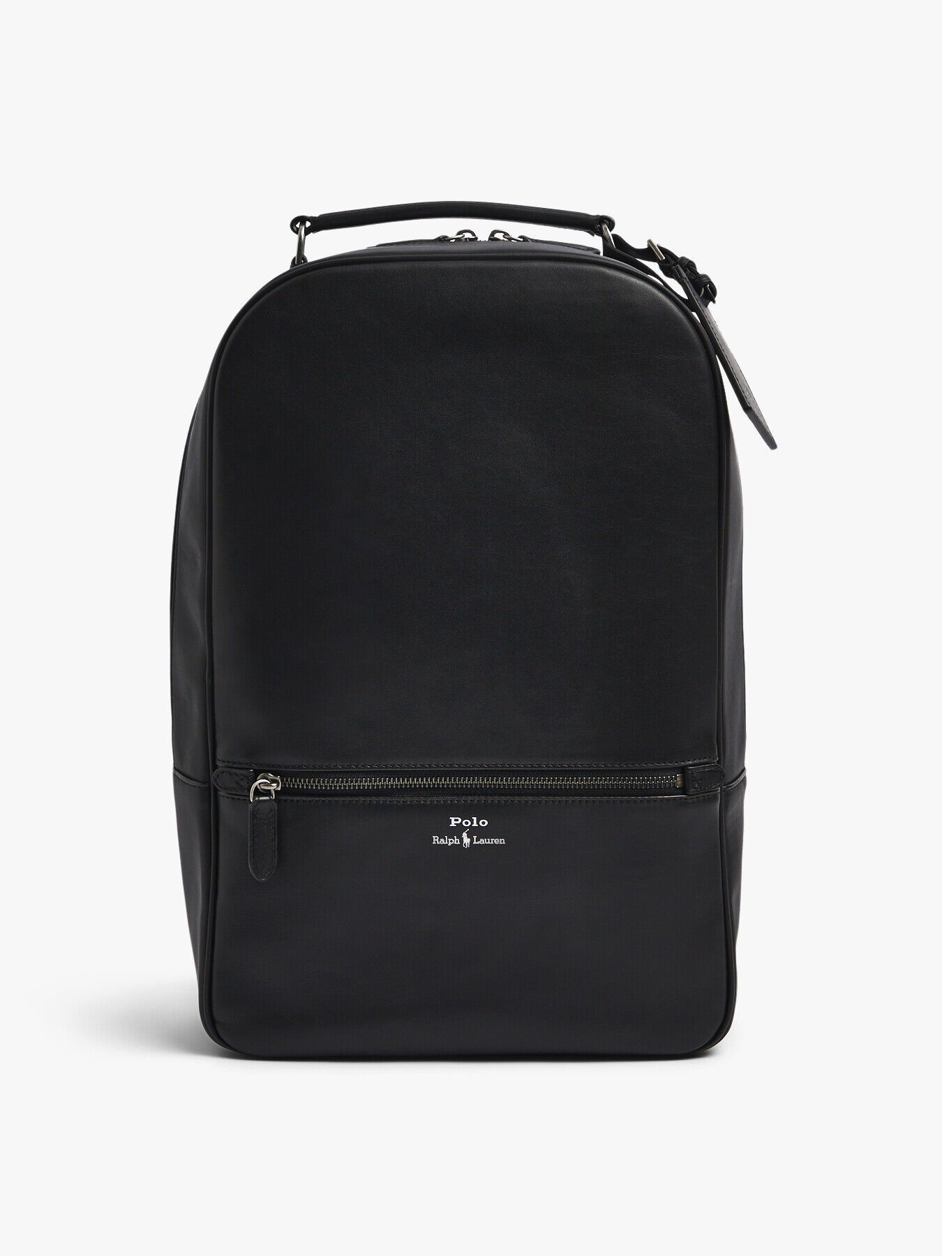 POLO RALPH LAUREN Backpack Smooth Leather in Black Endource