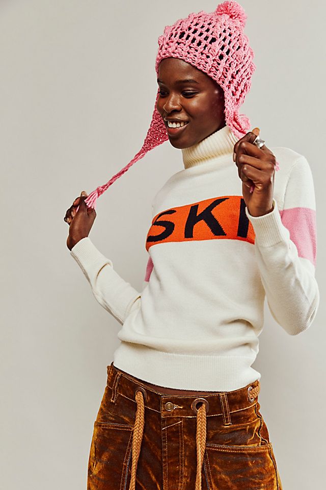 FREE PEOPLE Slinky Sweater Rugby Sripe main image 1