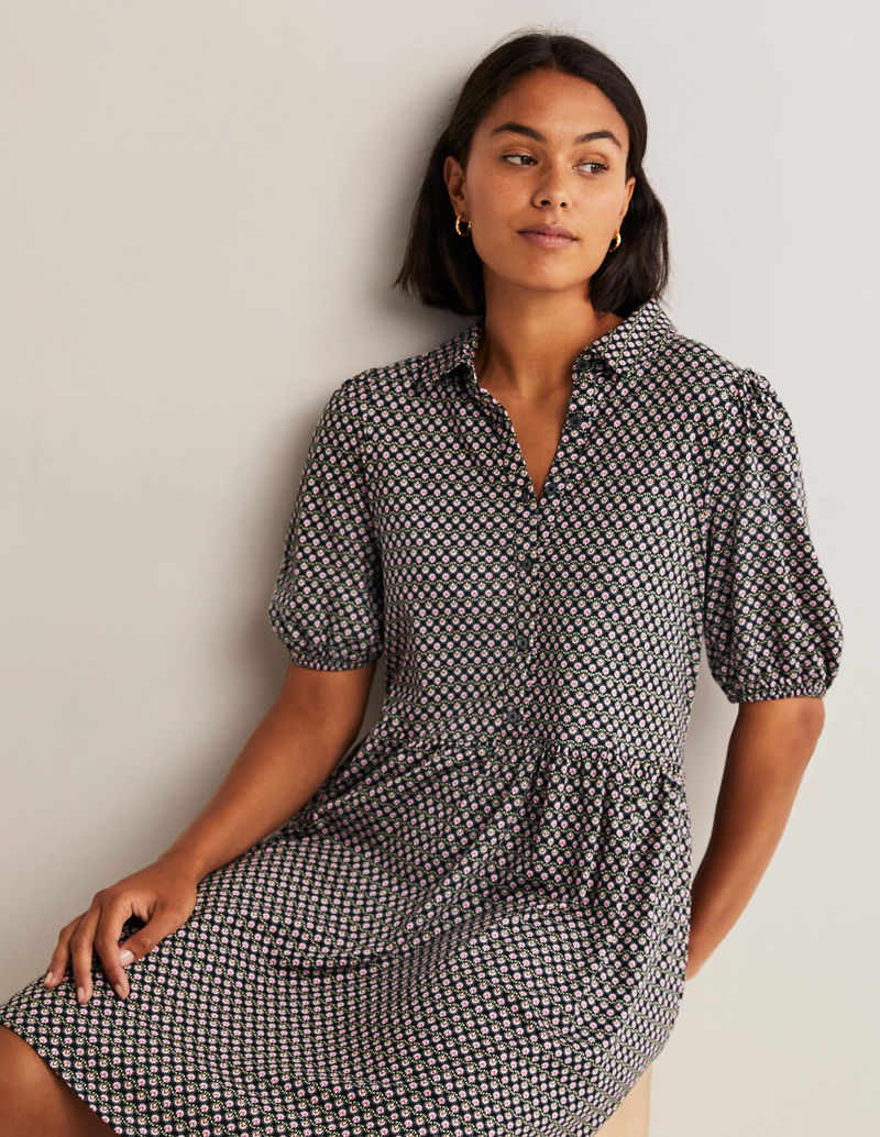 BODEN Mini Jersey Shirt Dress