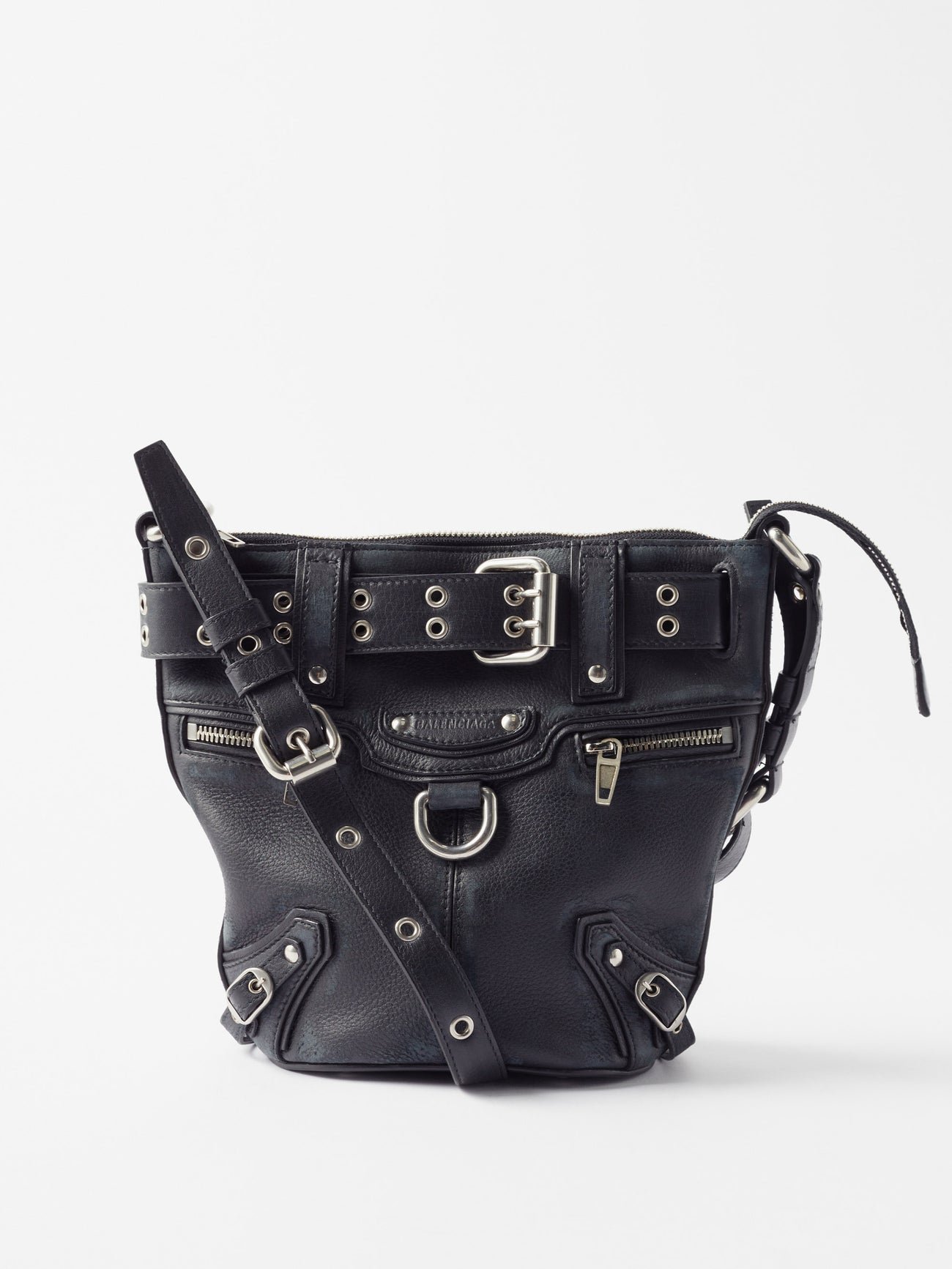 Balenciaga Everyday Leather Belt Bag - Black