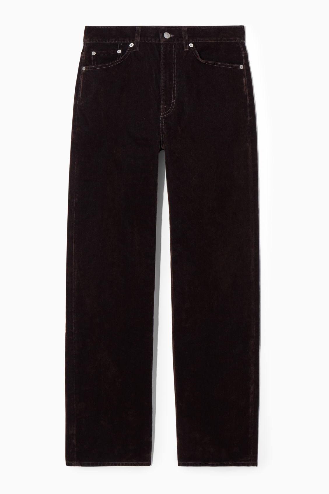 Flocked Denim Straight Leg main image 0