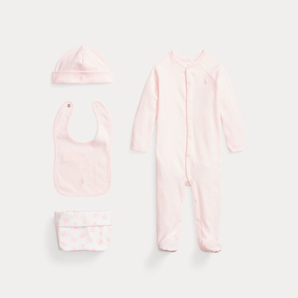 Ralph Lauren Baby Unisex Set In Light Pink 1 main image 0