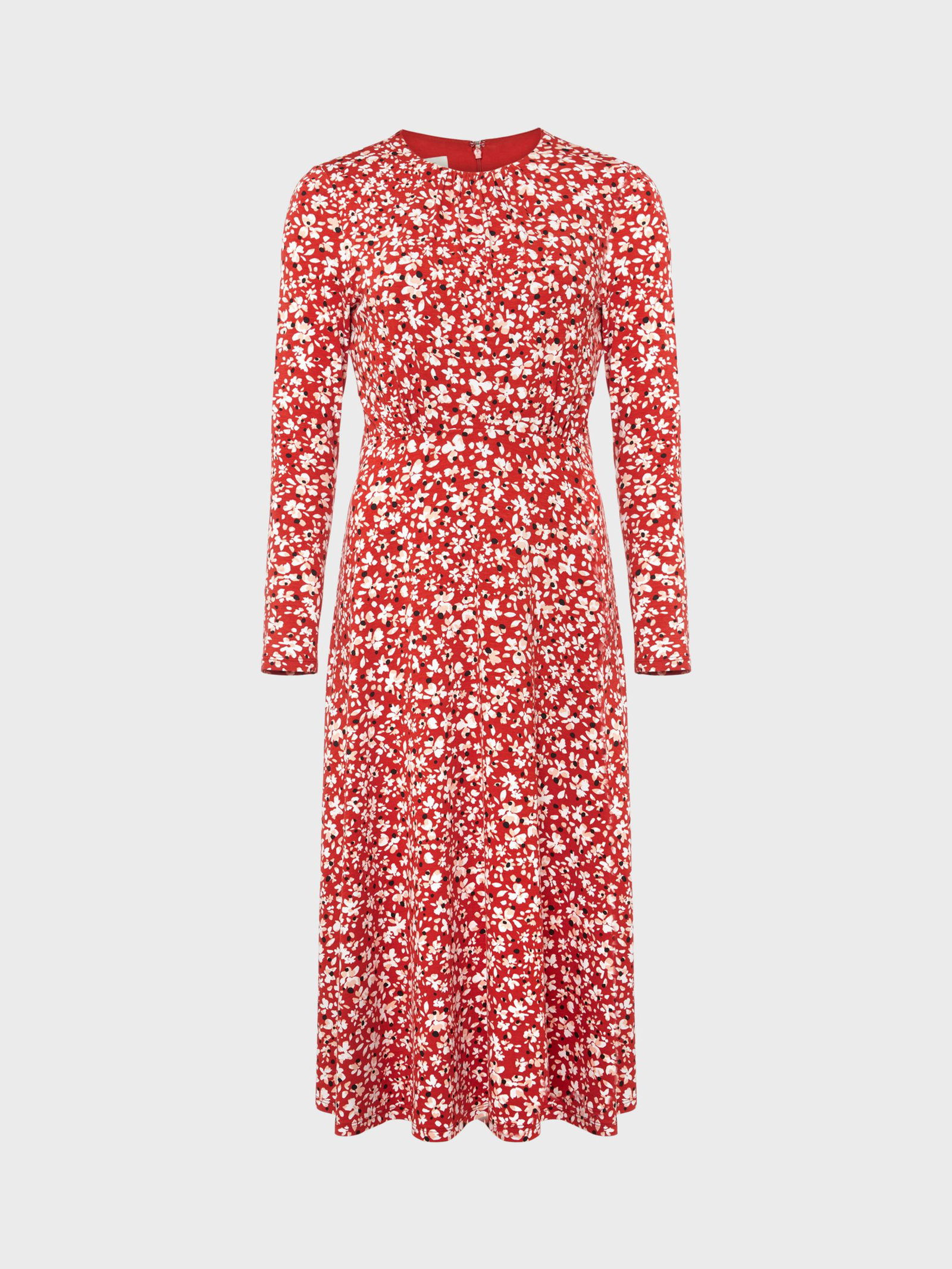 Hobbs Sian Floral Midi Jersey Dress In Siennamulti Endource 2583