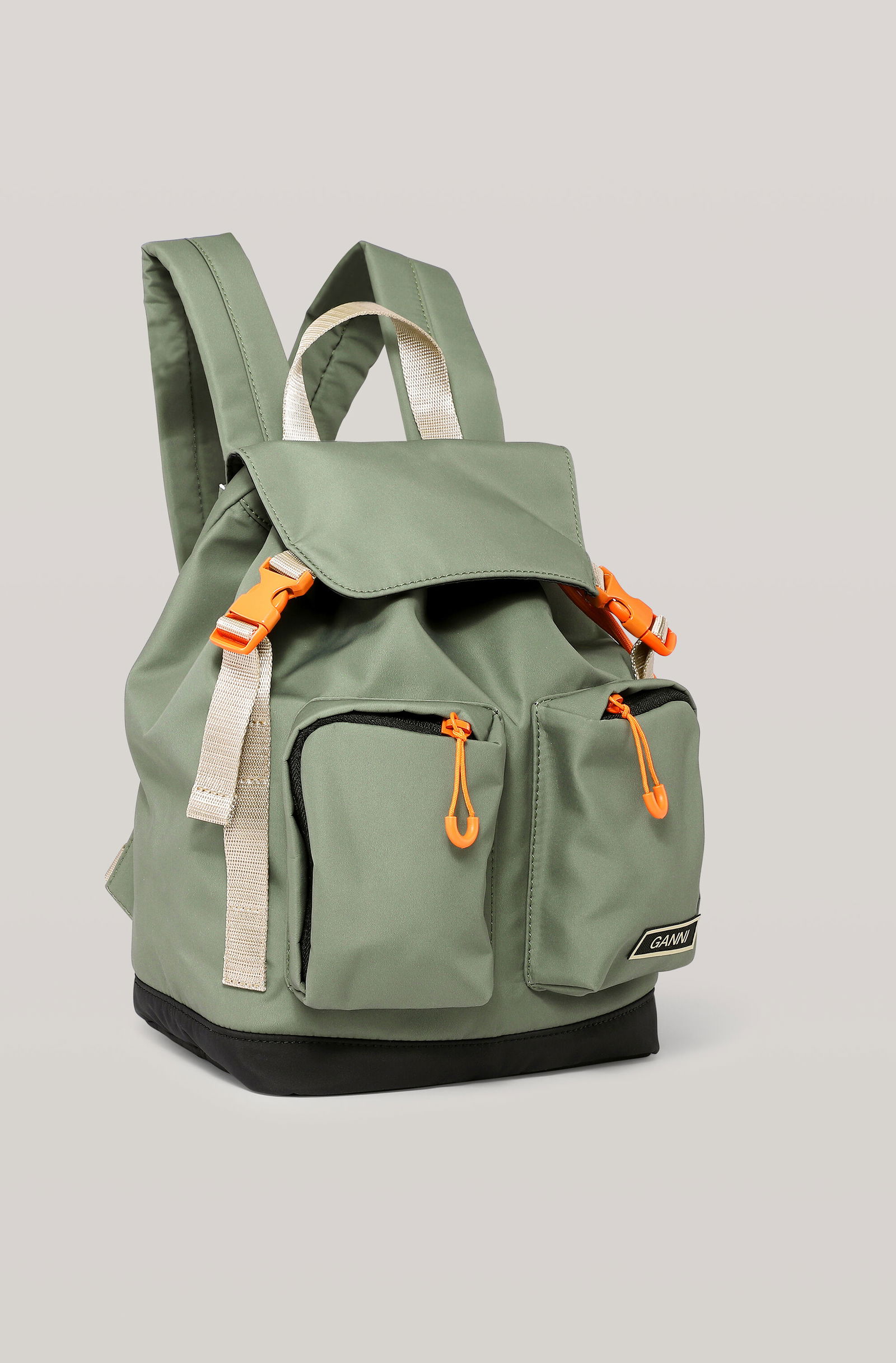 GANNI Seasonal Recycled Tech Small Backpack | endource